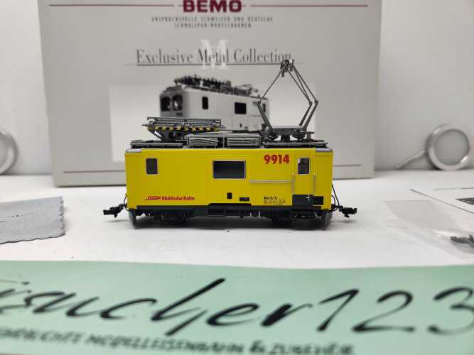 BEMO H0m DC 1279 134 Turmtriebwagen Xm 2/2 Nr. 9914 / RhB / DSS / OVP