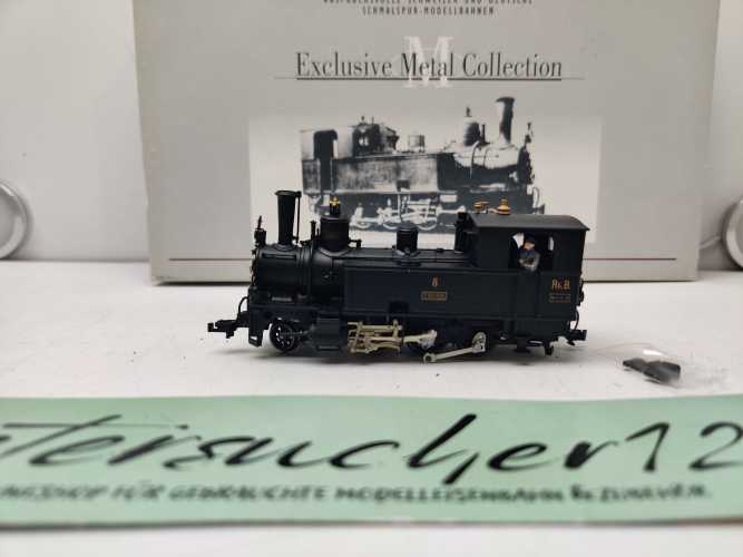 BEMO H0m DC 1295 108 Tenderdampflokomotive G 3/4 Nr. 8 „Thusis“ / RhB / OVP