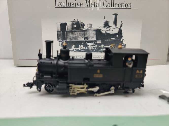 BEMO H0m DC 1295 108 Tenderdampflokomotive G 3/4 Nr. 8 „Thusis“ / RhB / OVP