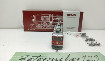 BEMO H0m DC 1358 141 RhB Ge 4/4 II 611 Werbelok "login" / Esu-DIGITAL / Sound / OVP