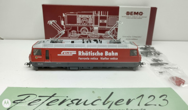 BEMO H0m DC 1359 167 RhB Ge 4/4 III 647 Universallkok "Grüsch-RhB" / Esu-DIGITAL / Sound / OVP