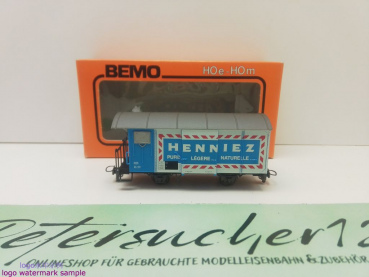Bemo H0m DC 2274 321 gedeckter Güterwagen "Henniez" / Gk / RhB / OVP