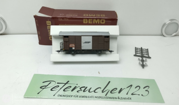 BEMO H0m DC 2282 179   RhB Gb 5599  Gedeckter Güterwagen  OVP