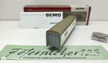 BEMO H0m DC 2288 144 Schiebewandwagen "HGC Commerciale" / RhB / OVP