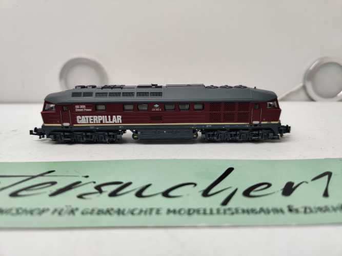 Brawa N DC BR234565-0 / „Ludmilla“-Großdiesellokomotive / CATERPILLAR / Dummy / Rot 