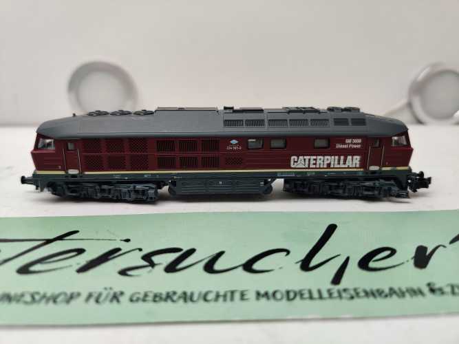 Brawa N DC BR234565-0 / „Ludmilla“-Großdiesellokomotive / CATERPILLAR / Dummy / Rot