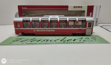 BEMO H0m DC 3294 142 RhB Bp 2502 Bernina - Express Panoramawagen 2.Kl. / OVP