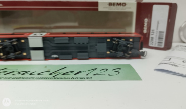 BEMO H0m DC 3298 131  RhB B 573 02 AGZ Mittelwagen / OVP