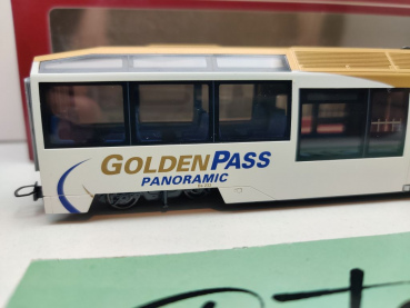 BEMO H0m DC 3299 313 Niederflurwagen "Goldenpass Panoramic" 2.Kl. Bs / MOB / OVP