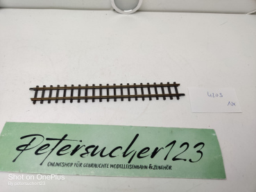 Bemo H0m DC 4203 / 1 x gerades Gleis 160 mm