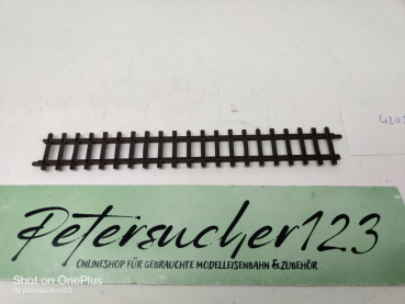 Bemo H0m DC 4203 / 1 x gerades Gleis 160 mm