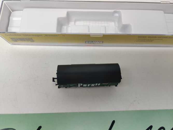 Brawa N DC 67216 gedeckten Güterwagen / Bauart Gms 35 / „Persil“-Werbebedruckung  / OVP