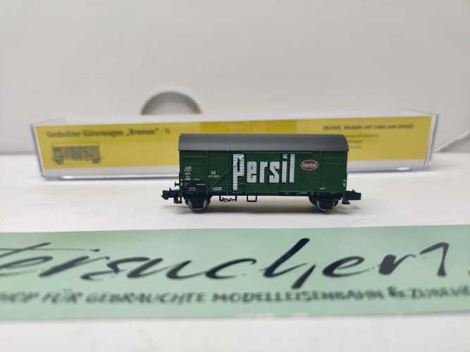 Brawa N DC 67216 gedeckten Güterwagen / Bauart Gms 35 / „Persil“-Werbebedruckung  / OVP