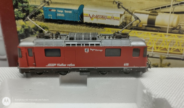 BEMO H0m DC 7258 100  Starterset RhB Güterzug / OVP / Analog