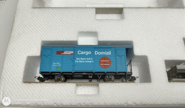 BEMO H0m DC 7258 100  Starterset RhB Güterzug / OVP / Analog