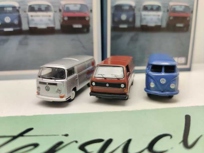 Bub H0 06945 66 Jahre Transporter (T1/T2/T3) Edition2013 Set / 1:87 / OVP