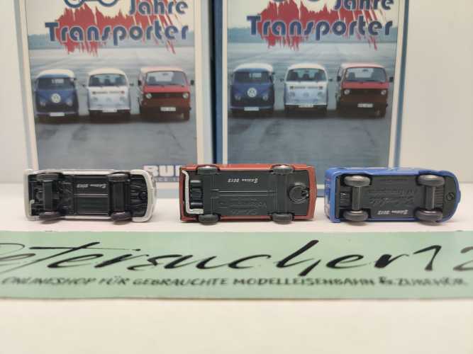 Bub H0 06945 66 Jahre Transporter (T1/T2/T3) Edition2013 Set / 1:87 / OVP