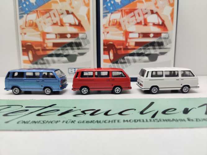 Bub H0 VW T3b "Bluestar Redstar Whitestar" Edition2013 Set / 1:87 / OVP