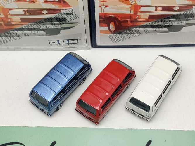 Bub H0 VW T3b "Bluestar Redstar Whitestar" Edition2013 Set / 1:87 / OVP