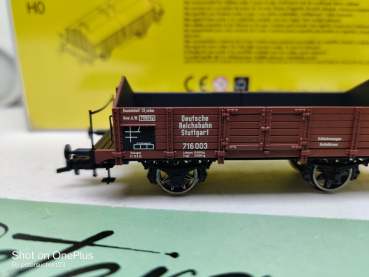 Brawa H0 DC 2092 Güterwagen / Schlackenwagen / DR /OVP
