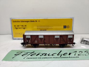 Brawa H0 DC 47250 Gedeckter Güterwagen Glmhs 50/ DB /OVP