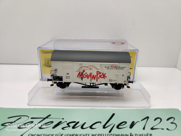 Brawa H0 DC 47929 Gedeckter Güterwagen "Mövenpick"  / Gmes 30 / NEM / DB / OVP