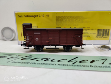 Brawa H0 DC 48223 Güterwagen G10 / DB /OVP 