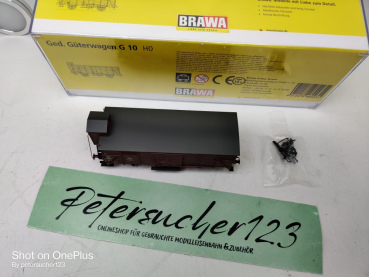 Brawa H0 DC 48223 Güterwagen G10 / DB /OVP 