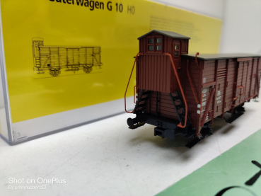 Brawa H0 DC 48223 Güterwagen G10 / DB /OVP 