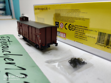 Brawa H0 DC 48223 Güterwagen G10 / DB /OVP 
