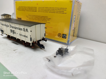Brawa H0 DC 49737 Gedeckter Güterwagen Vereinigte Brauerei/ A. G. Wien / OVP