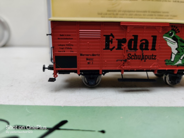 Brawa H0 DC 49797 Gedeckter Güterwagen G10 Erdal / Werner & Metz/ DB / OVP
