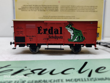 Brawa H0 DC 49797 Gedeckter Güterwagen G10 Erdal / Werner & Metz/ DB / OVP