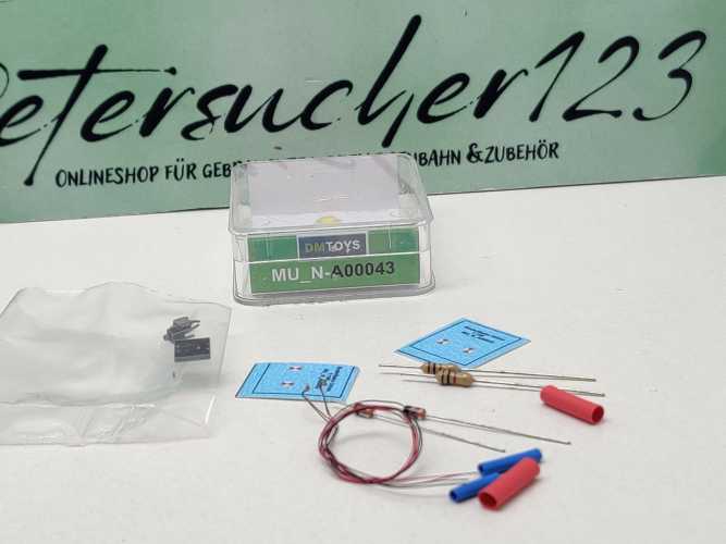 Modellbahn Union N A00043 Zugschlusslaternen mit LED / 2 Stck / 1:160 / OVP