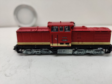 Fleischmann N DC BR110 306-8 Diesellok / Rot / DCC / DR