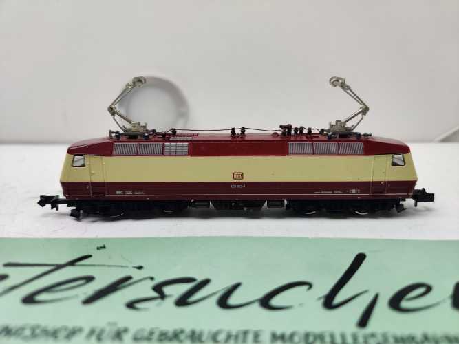 Fleischmann N DC 7350 / BR120 002-1 / TEE-Vorserienlokomotive / DB / eleganten rot-beige (Purpurrot/Elfenbein) / Umbau DCC