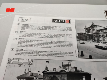 Faller N 2113 Bahnhof Bonn / Bausatz vollständig / OVP