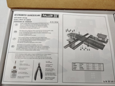 Faller N 222169 Beschrankter Bahnübergang / Bausatz vollständig / OVP