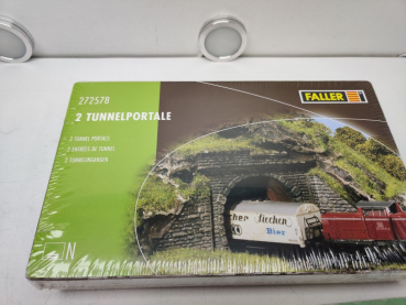 Faller N 272578 2 Tunnelportale /  OVP Original verschweißt / OVP