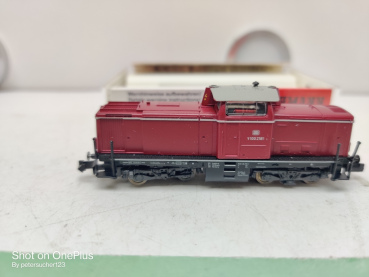 Fleischmann N DC 7230 / BR212 Diesellok / Rangierlok / Rot / DB / Analog / OVP