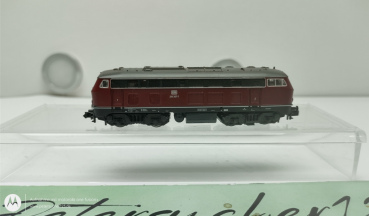 Fleischmann N DC 7237  / BR218 307-1 Diesellok  DB Analog OVP  Rot