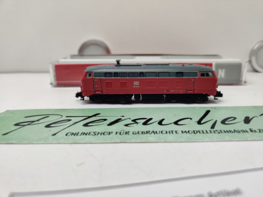 Fleischmann N DC 724300 / BR 218 156-8 Diesellokomotive / DB AG /orientroten Lackierung mit weißem „Lätzchen“ / Digital / Sound / OVP