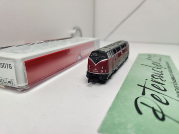 Fleischmann N DC 725076 / BR 221 130-8 Diesellokomotive / DB / im weinroten Design / Digital / Sound / OVP