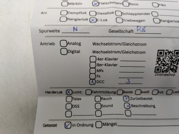 Fleischmann N DC 737172 / E6905 Elektrolok / DCC /  DB / OVP