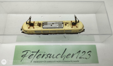 Fleischmann N DC 7375 /  BR103 142-6 Elektrolokomotive Beige / Rot DB