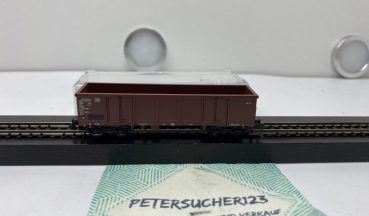 Fleischmann N DC 828 324 K Offener Güterwagen 4-Achser Braun  DB OVP