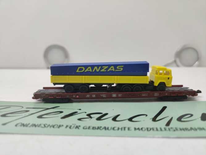 Fleischmann N DC 8279 Rollende Landstraße / LKW Danzas / DB