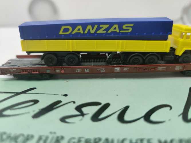 Fleischmann N DC 8279 Rollende Landstraße / LKW Danzas / DB