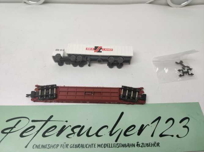 Fleischmann N DC 8279 Rollende Landstraße / LKW Seeland / DB