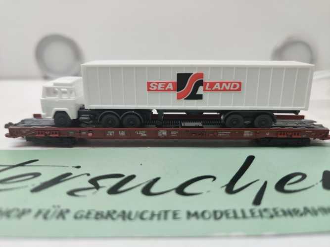 Fleischmann N DC 8279 Rollende Landstraße / LKW Seeland / DB